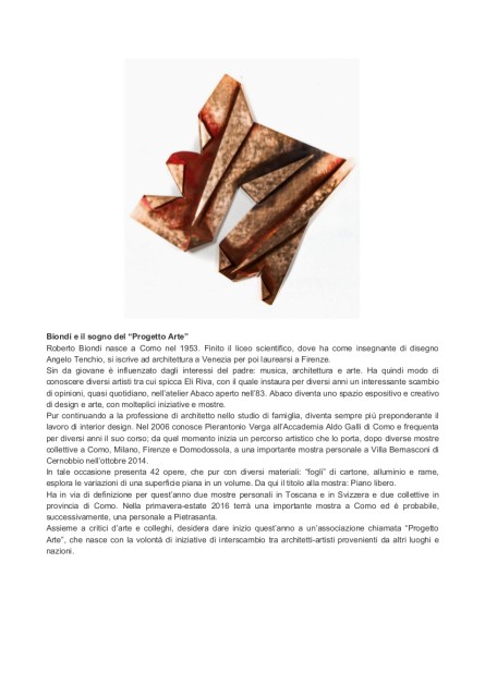 Articolo Punto Stampa