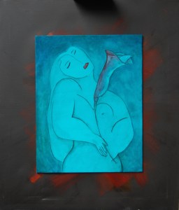 Flavia Noseda Sogno 70x60 acrilico su tela 2014