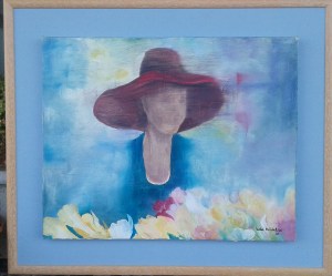 Leda Michelini Profumo d'amore 55x65 olio su tela