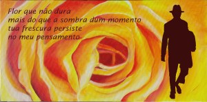 Lucia Arcani Poesia 30x60 acrilico e inkjet su tela 2014